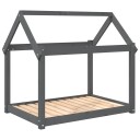 Vidaxl Hundeseng Grå 101X70X90 cm Heltre Furu