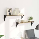  Vegghyller 2 pcs Artisan Eik 60 x 15 x 15,5 cm Konstruert tre