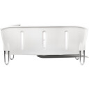 Oppvaskbrett, kompakt, hvit plast white H17.2 x W37.1 x D32.8 cm