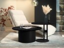Lorvyn Sett med bord rundt 58/75 cm - Svart marmor