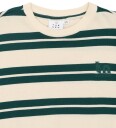 The New Collegegenser - TnRob - Deep Teal Striped - The New - 9-10 år (134-140) - Collegegenser Beige Grønn Hvit