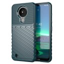 INCOVER Nokia 1.4 Thunder Series Twill Plastik Bakdeksel - Grønn