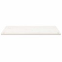 vidaXL Skrivebord hvit 100x50x2,5 cm heltre furu