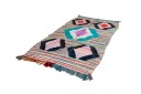 Marokkansk Boucherouite teppe 140 x 255 cm Størrelse: 140 x 255 cm