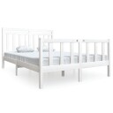  Sengeramme hvit heltre 140x190 cm