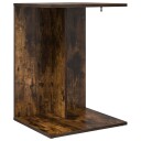 vidaXL Sidetabell Røkt eik 45 x 40 x 62,5 cm Konstruert tre