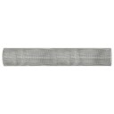 vidaXL Maskeskjerm 40 x 1000 cm 20 Mesh Rustfritt stål 201 Sølv