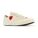Comme des Garçons Play Dame Sko Hvit 37 EU,