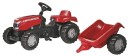 Rolly Toys RollyKid Massey Ferguson Traktor med henger Rød