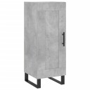 vidaXL Skjenk betonggrå 34,5x34x90 cm konstruert tre