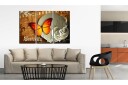 Bilde Fiery Butterfly And Full Moon 90x60 Artgeist sp. z o. o.