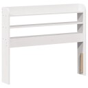  Hodegavl med hyller hvit 90 cm heltre furu 8721102854385