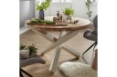 Spisebord Wohnling Rund 120 cm heltre landlig stil Akasie - Akasie