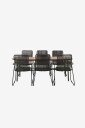 Venture Home   Spisegruppe Holmbeck med 6 spisestoler Bois   Natur