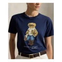 Polo Ralph Lauren Winter Polo Bear Cotton Jersey Tee   MIDNIGHT OCEAN   S