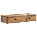 vidaXL Vegghengt Sidebord Gammelt tre 87,5 x 34,5 x 17 cm