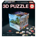Educa 3D Puzzle Cube Travel
