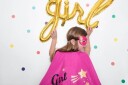 Folieballonger Girl mini banner 77x70cm