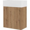Proline møbler 40x23x40cm urban eik med 1 push open dør