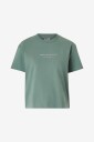 Aim'n   T skjorte Serif Boxy T shirt   Grå