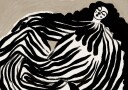 Monochrome Waves Poster Plakat / 30x40cm