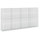 vidaXL Gabion med 3,5 mm Tråd og 5x5 cm Nett 400x50x200 cm