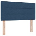  LED Hodegavl Linjert Design Blå 90 cm Stoff