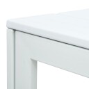 vidaXL Salongbord hvit 78x78x74 cm HDPE treutseende