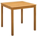 vidaXL Spisebord 75 x 75 x 75,5 cm Massivt Eiketre Naturlig Torget