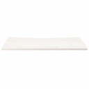 vidaXL Bordplate hvit 110x55x2,5 cm heltre furu