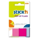 Stick"n Pop Up Fliker 45x25 50 Blad Rød