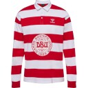 DBU Fan 24 Rugby Striped Genser Hvit/Rød M