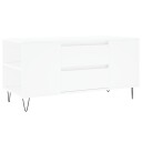  Salongbord hvit 102x44,5x50 cm konstruert tre 8721012113077