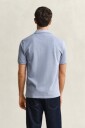 GANT 2 Tone Ss Polo   Blue   S