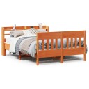  Sengeramme uten madrass brun 135x190 cm heltre furu 3307022