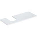 Geberit One benkeplate 119x47,3 cm høyglans hvit