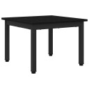  Kaffebord Svart Eik 50 x 50 x 36 cm Konstruert tre