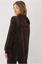 Ellos Collection   Hettegenser i velur   Brun