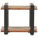vidaXL Nattbord 50x40x40 cm gjenvunnet heltre