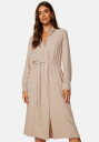 BUBBLEROOM Bella shirt dress Light beige 34