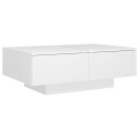 vidaXL Salongbord hvit 90x60x31 cm sponplate