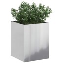  Hageblomsterpotte Sølv 50 x 32 x 40 cm Galvanisert stål