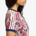 Adidas Originals 3S Tee Slim   Navy   XS