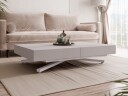 Avendi sofabord 120 cm - Sølv, beige
