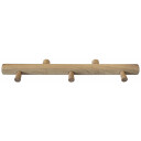 Home it Knaggrekke med 3 knagger 35x7x2,5 cm Eik