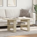  Salongbord sonoma eik 102x55x42 cm konstruert tre 823264
