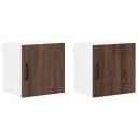  Kjøkkenskap 2 pcs Brun Eik 40 x 31 x 40 cm Konstruert tre