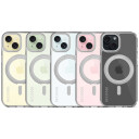 Decoded iPhone 15 Loop Stand Plastdeksel - 100 % Resirkulert Plast - MagSafe-Kompatibel - Gjennomsiktig