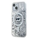Karl Lagerfeld MagSafe Mobildeksel med Glitter Choupette til iPhone 15 Plus / 14 Plus - Gjennomsiktig