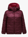 Peak Performance Helium Down Hood Jacket Women Burgunder M